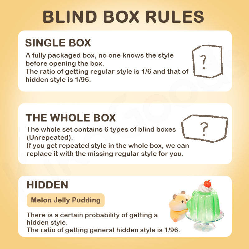 Hamster Dessert Series Blind Box