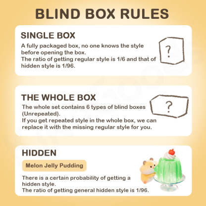 Hamster Dessert Series Blind Box