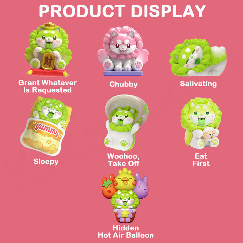 Vegetable Fairy Cabbage Dog Rookie Series Blind Box
