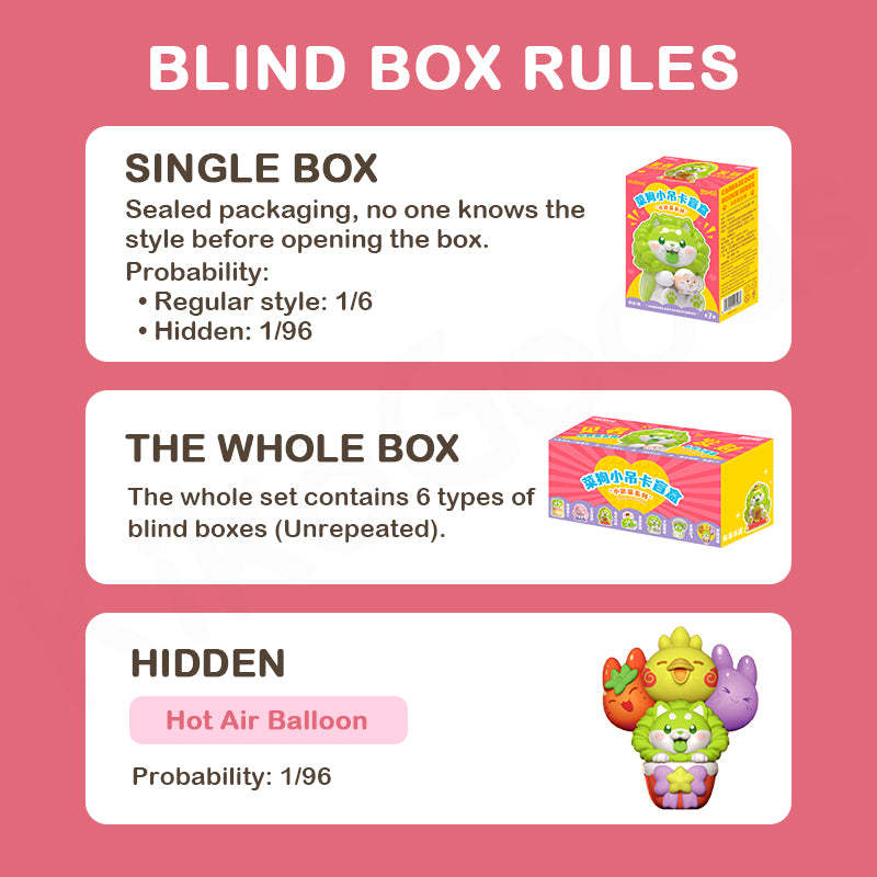 Vegetable Fairy Cabbage Dog Rookie Series Blind Box