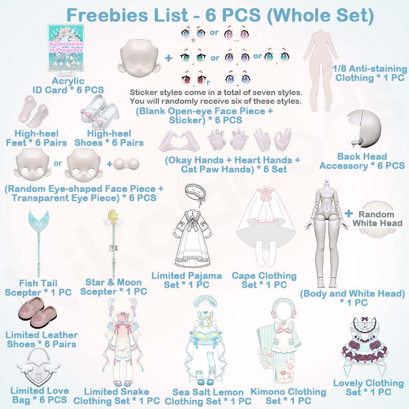 Sugary Girls Series 1/8 Action Figure MJD Blind Box【Shipped in Aug. 20