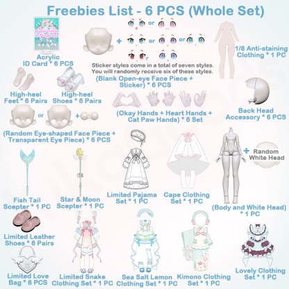 Sugary Girls Series 1/8 Action Figure MJD Blind Box【Shipped in Aug. 2025】