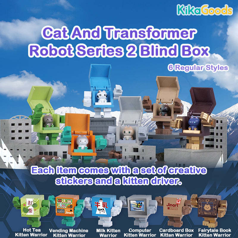 Cat And Transformer Robot Series 2 Blind Box – KikaGoods Wholesale
