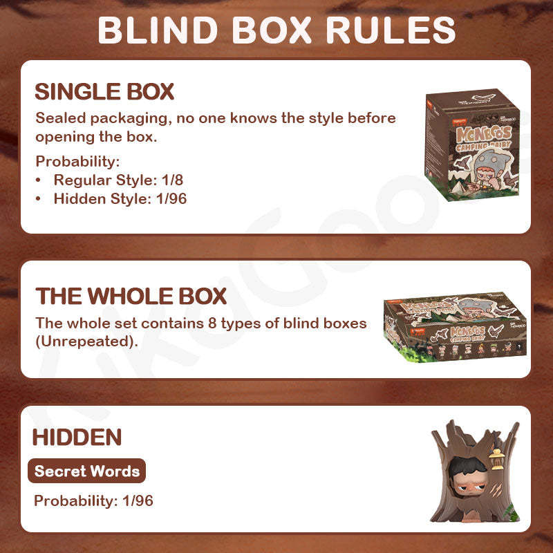 Monboo The Camping Diary Series Blind Box