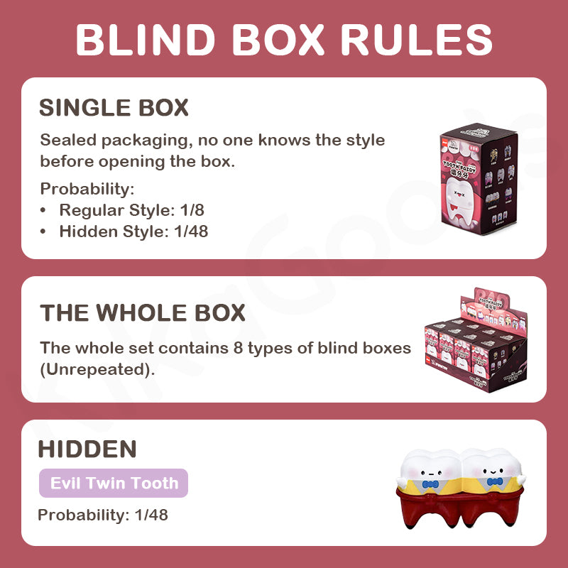 The Tooth Fairy Bad Tooth Series Blind Box