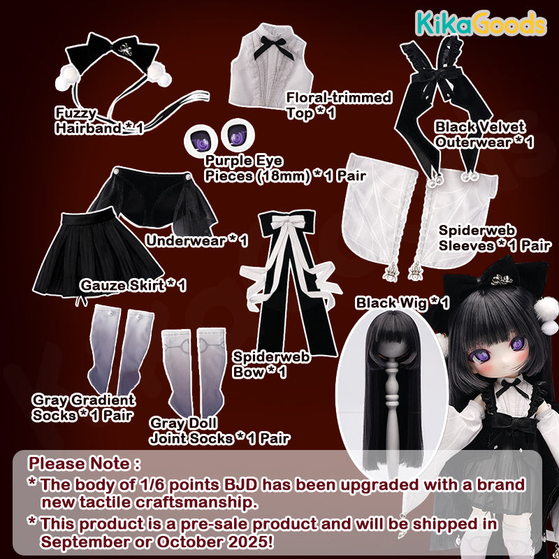 TinyFox 'Arachne' 1/6 Points Angel Body Action Figure【Shipped in