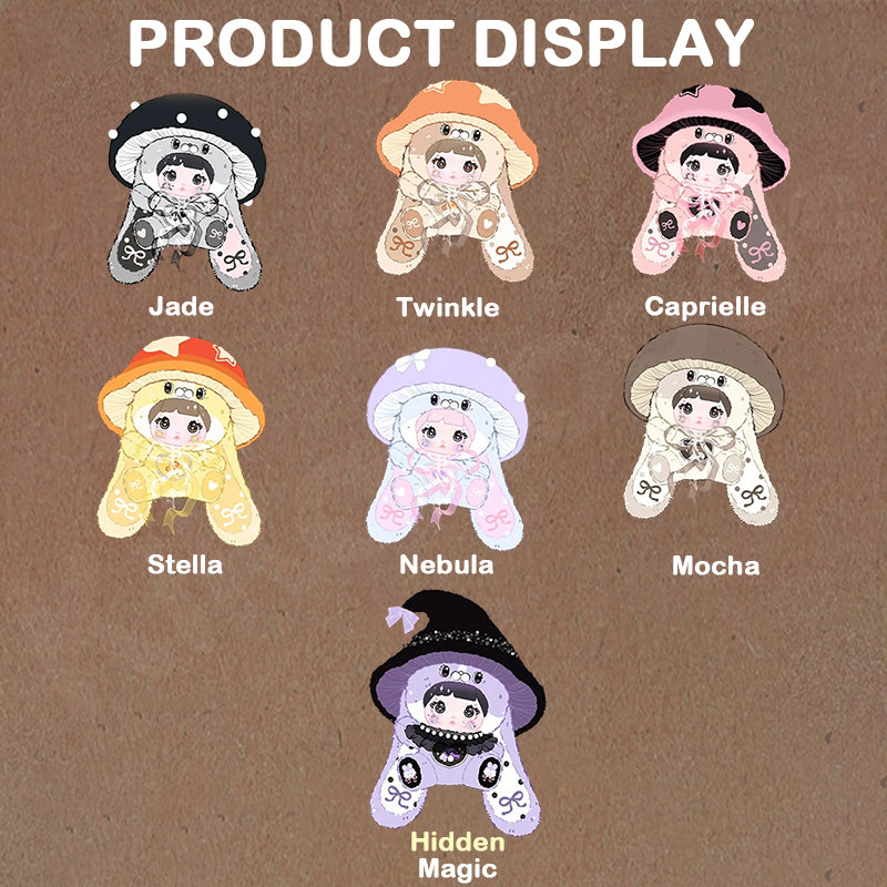 Nommi Mushroom Hat 400% Series Plush Blind Box – KikaGoods