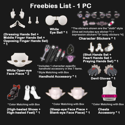 Cooze Devil Horns Series 1/8 Action Figure BJD Blind Box【Shipped in Sept./Oct. 2025】