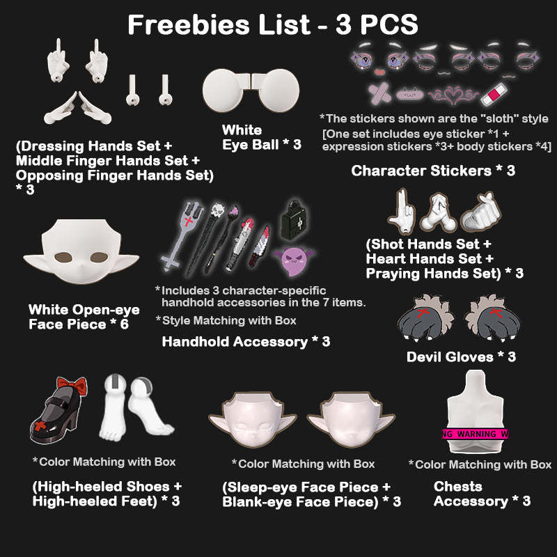 Cooze Devil Horns Series 1/8 Action Figure BJD Blind Box【Shipped in Sept./Oct. 2025】