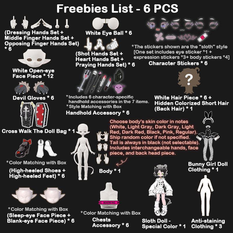 Cooze Devil Horns Series 1/8 Action Figure BJD Blind Box【Shipped in Se