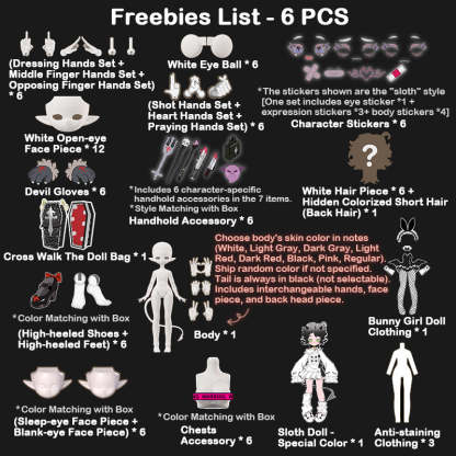 Cooze Devil Horns Series 1/8 Action Figure BJD Blind Box【Shipped in Sept./Oct. 2025】