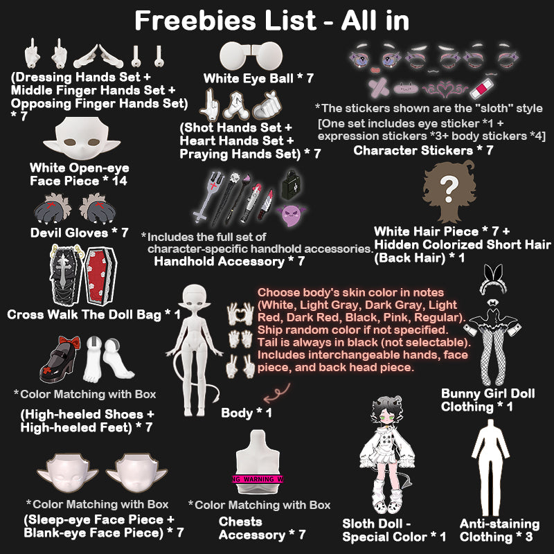 Cooze Devil Horns Series 1/8 Action Figure BJD Blind Box【Shipped in Sept./Oct. 2025】