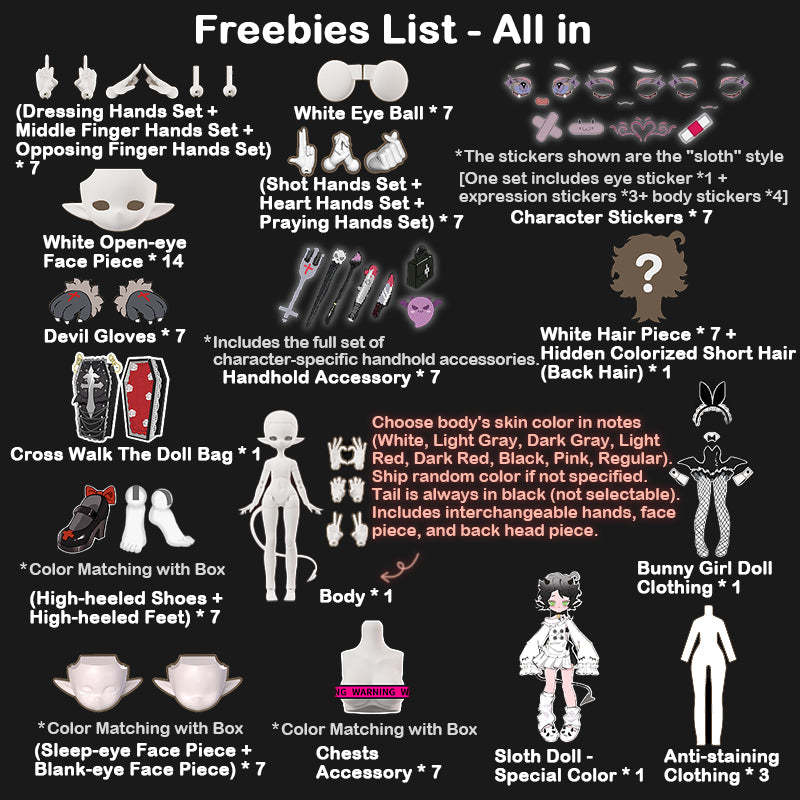 Cooze Devil Horns Series 1/8 Action Figure BJD Blind Box【Shipped in Sept./Oct. 2025】