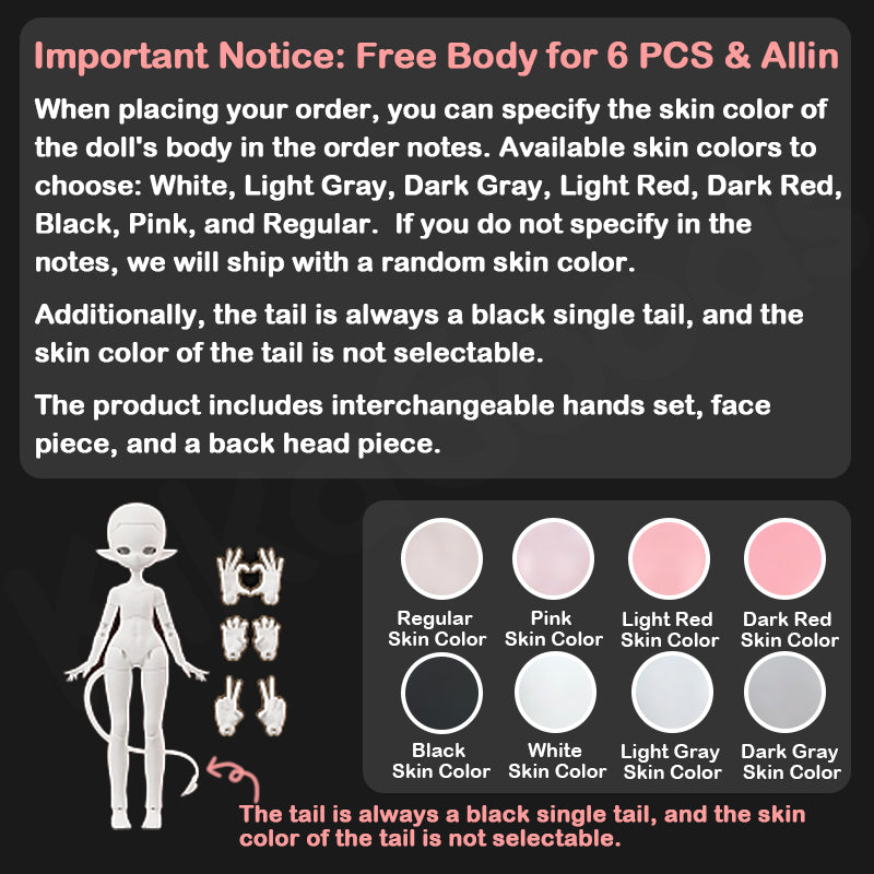 Cooze Devil Horns Series 1/8 Action Figure BJD Blind Box【Shipped in Sept./Oct. 2025】