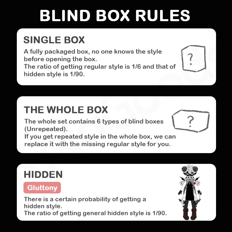 Cooze Devil Horns Series 1/8 Action Figure BJD Blind Box【Shipped in Sept./Oct. 2025】