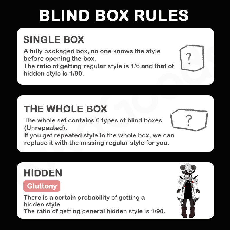 Cooze Devil Horns Series 1/8 Action Figure BJD Blind Box【Shipped in Sept./Oct. 2025】