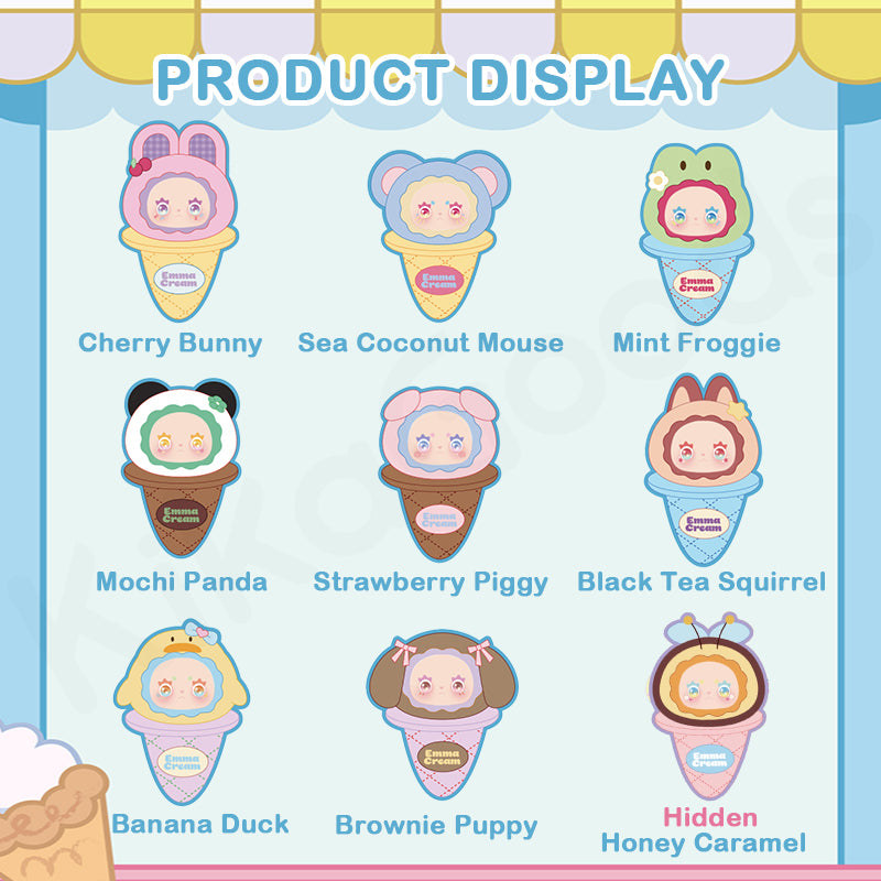 Lovely Emma Scoop Ice Cream Series Plush Blind Box – KikaGoods