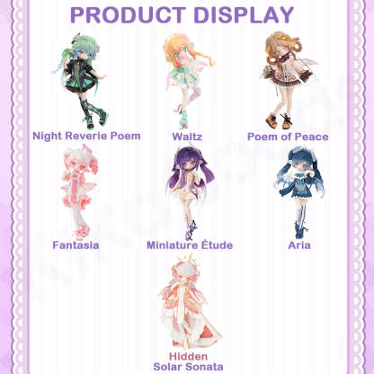 Luluya Symphonic Poem Series 1/8 Action Figure BJD Blind Box【Shipped within 10 Working Days】