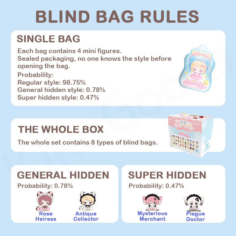 Minty Adventures Mini Cute Beans Series Blind Bag