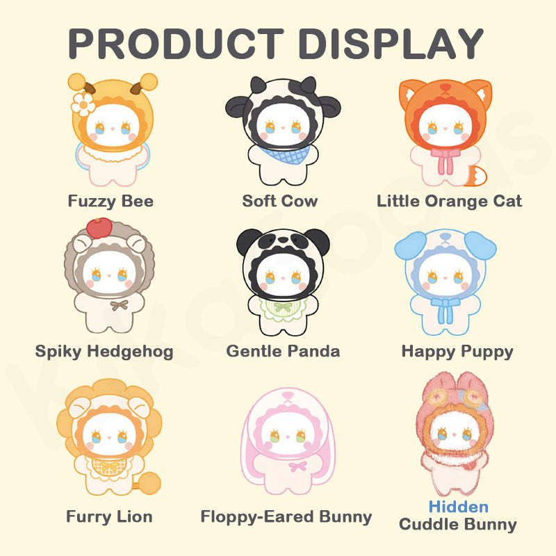 Emma Fuzzy Family Squishy Series Plush Blind Box