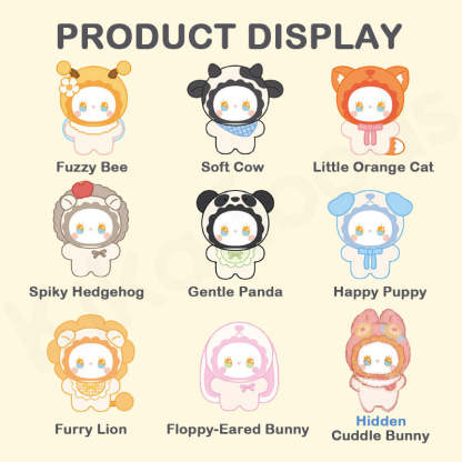 Emma Fuzzy Family Squishy Series Plush Blind Box