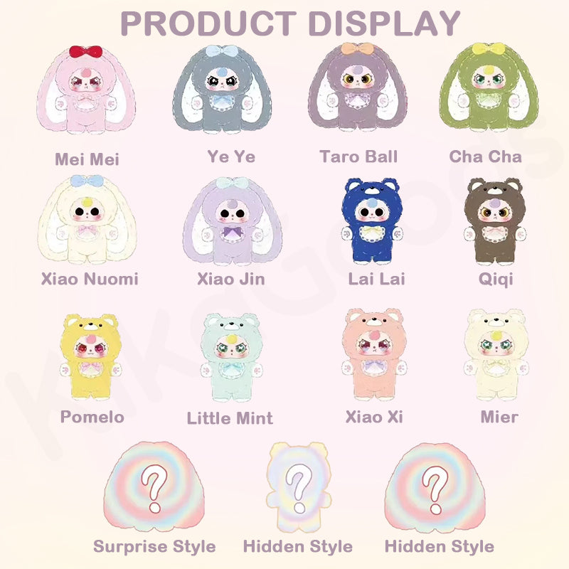 Babythreeスイートベビー400% Baby Three 400% V4 Sweetie Baby Plush Series Blind Box