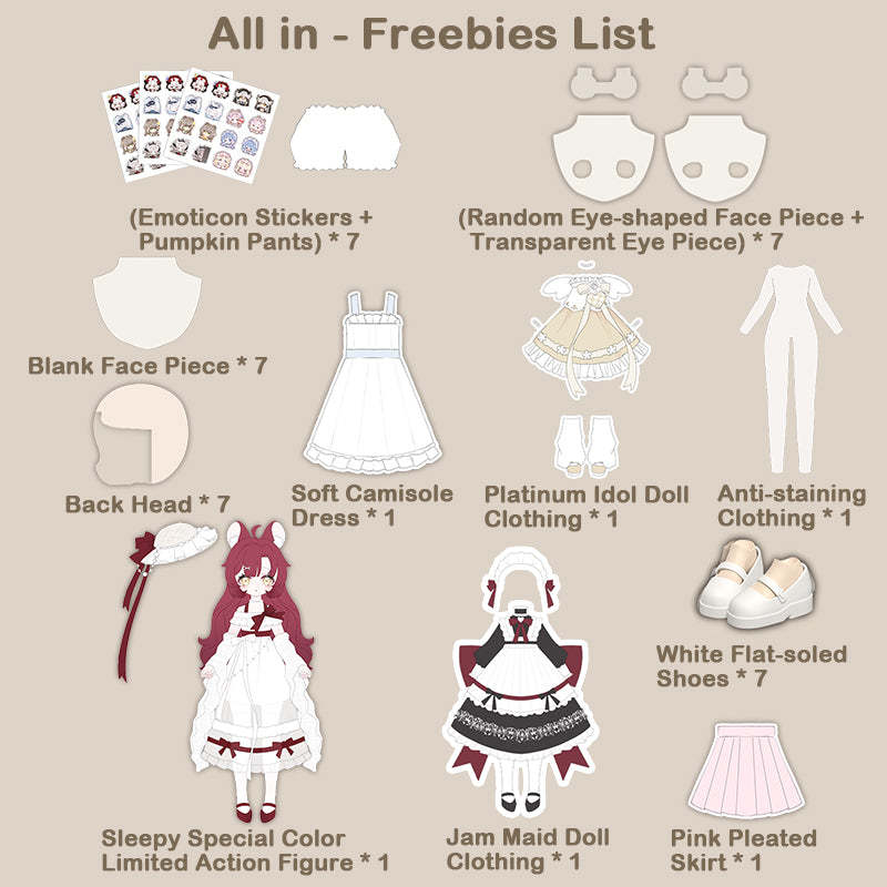 Meki Creaters's Essence Series 1/12 Action Figure MJD Blind Box【Shipped in Sept./Oct. 2025】