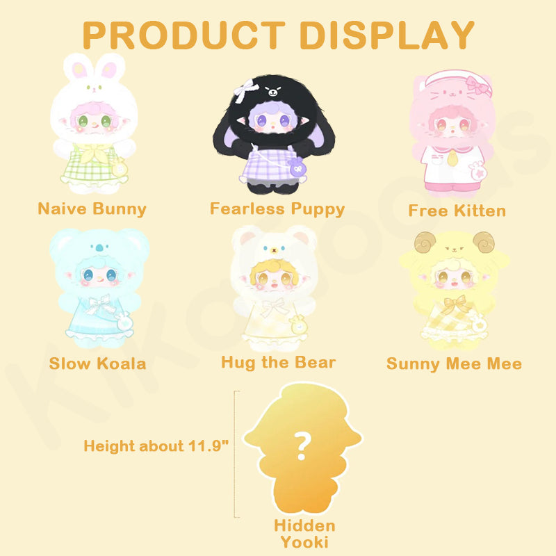 Yooki Wish Pocket 400% Series Plush Blind Box【Shipped in Jun./Jul. 2025】