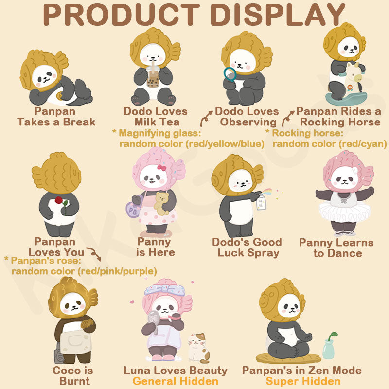 TINY PANX タイニーパンクスボックスセット Mini Taiyaki PanPan Series Blind Box – KikaGoods Wholesale