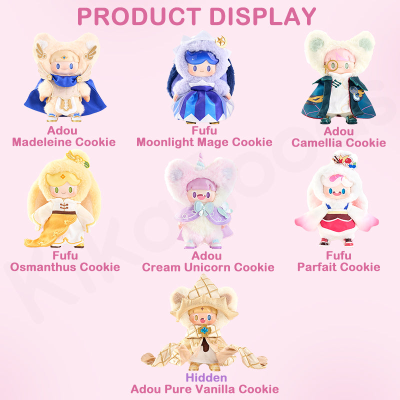 Adou Fancy Cookie Show Series Plush Blind Box【Shipped in Jun./Jul. 2025】