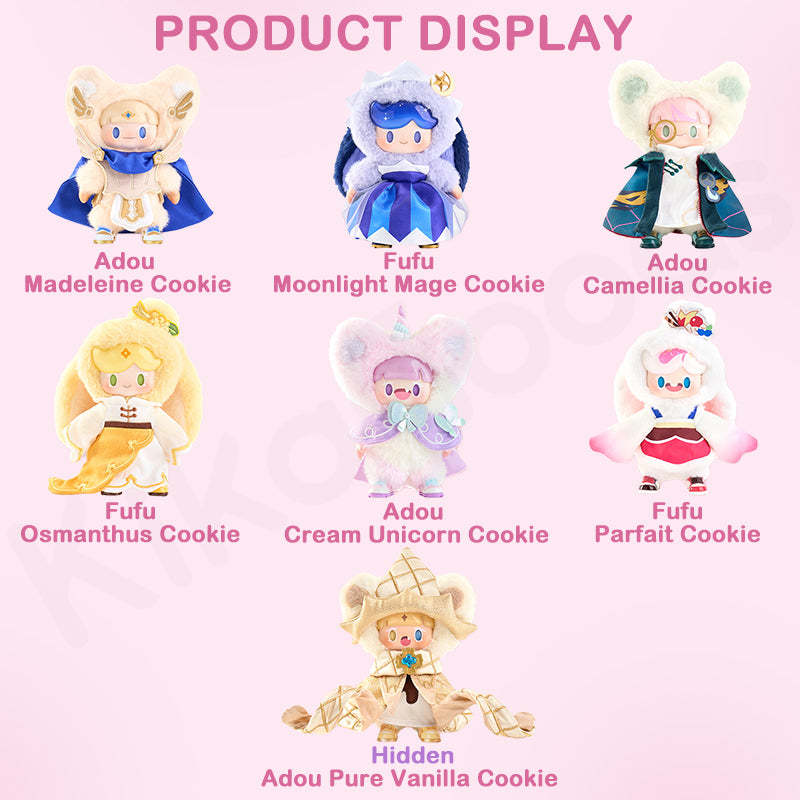 Adou Fancy Cookie Show Series Plush Blind Box【Shipped in Jun./Jul. 2025】