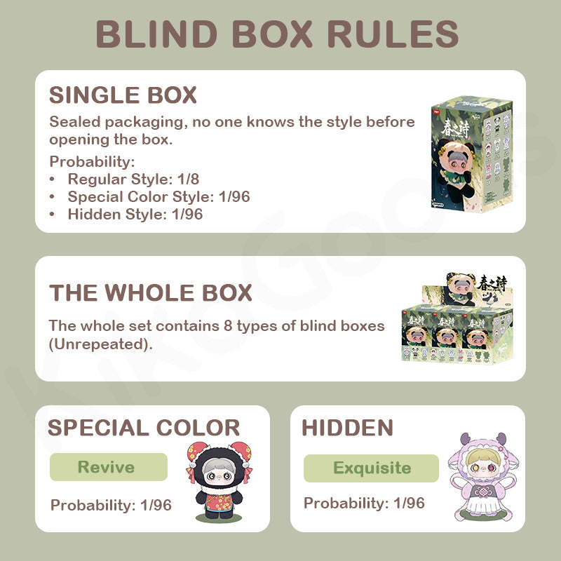 MayMei Poem of Spring Series Plush Blind Box【Shipped in Jun./Jul. 2025】