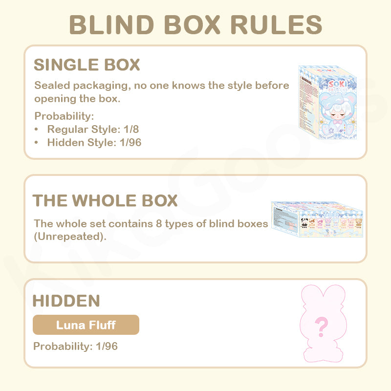Soki's Bedtime Stories Little Bear Series Blind Box – KikaGoods