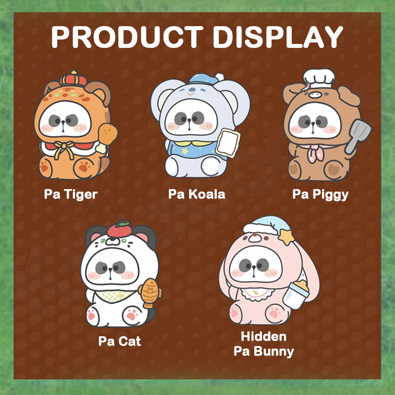 MR.PA Animal Party 400% Series Plush Blind Box【Shipped in Jun./Jul. 2025】