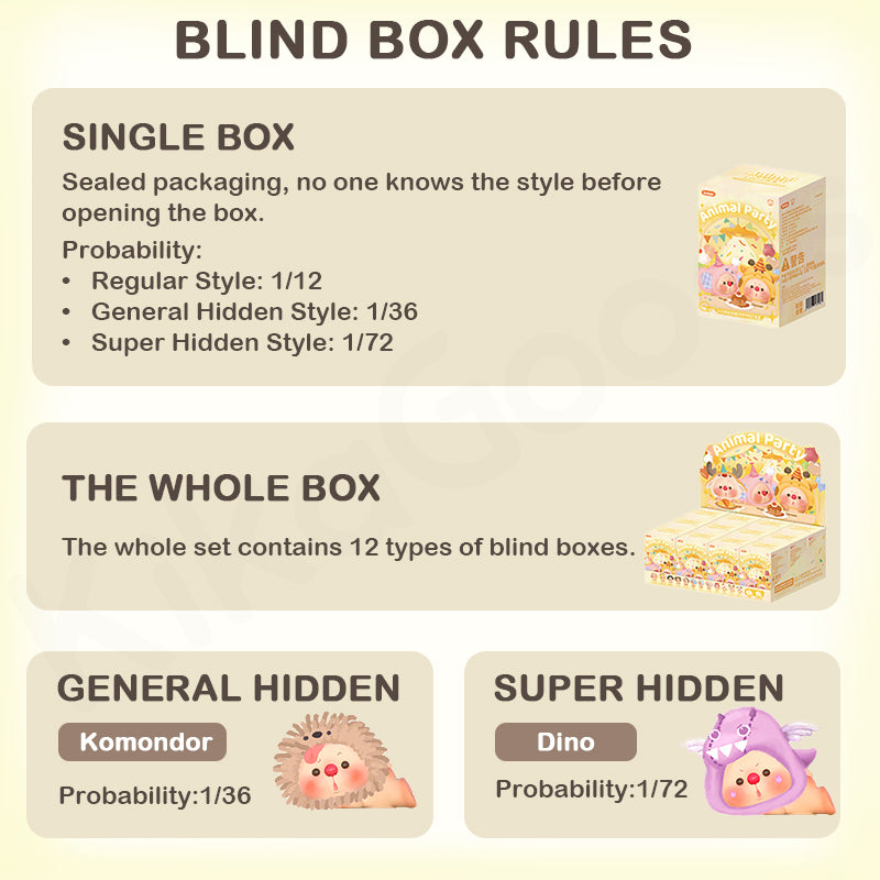 Oyo Animal Party Series Mini Blind Box