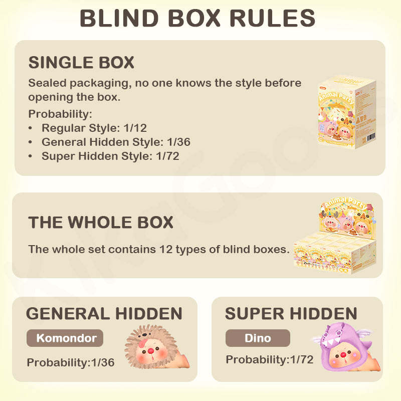 Oyo Animal Party Series Mini Blind Box