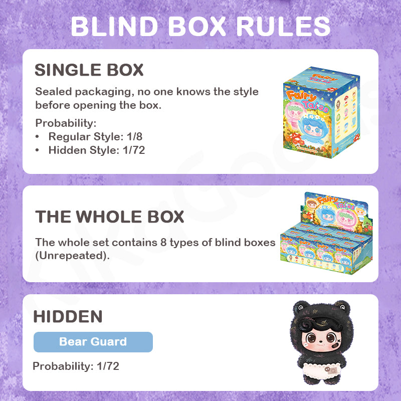 Q.Kid Fairy Tales Series Plush Blind Box【Shipped in Jun./Jul