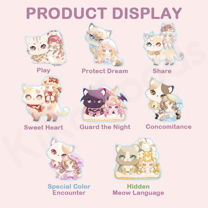 Moni Cat Kitten Keeping You Company Series Blind Box – KikaGoods