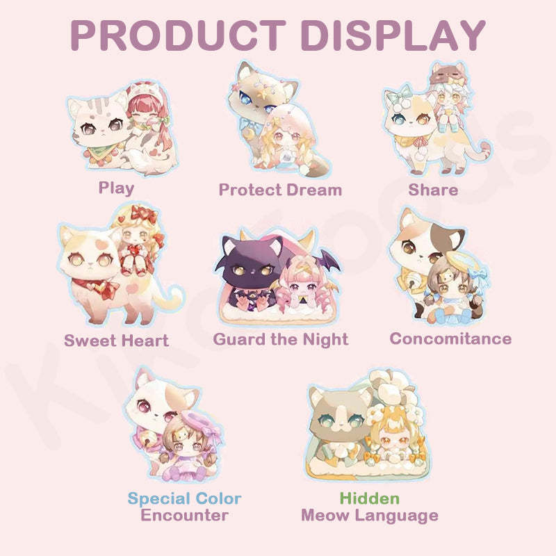 Moni Cat Kitten Keeping You Company Series Blind Box【Shipped in Jun./Jul. 2025】