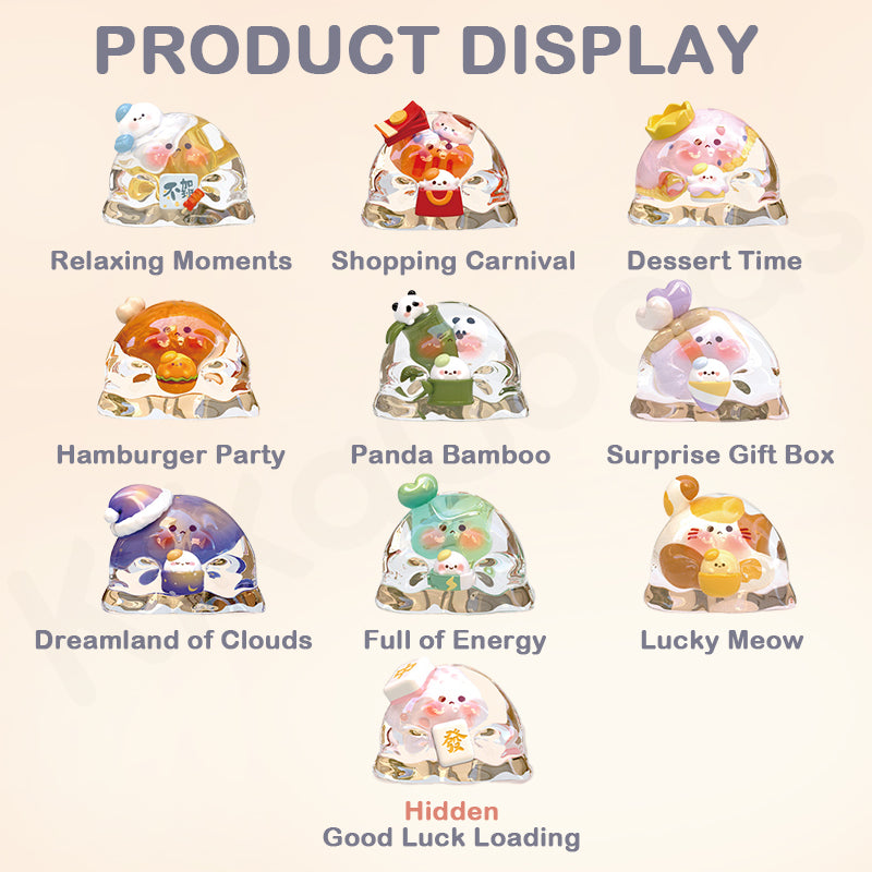 Bubble Eggs Colorful Wishes Series Blind Box【Shipped in Jun./Jul. 2025】