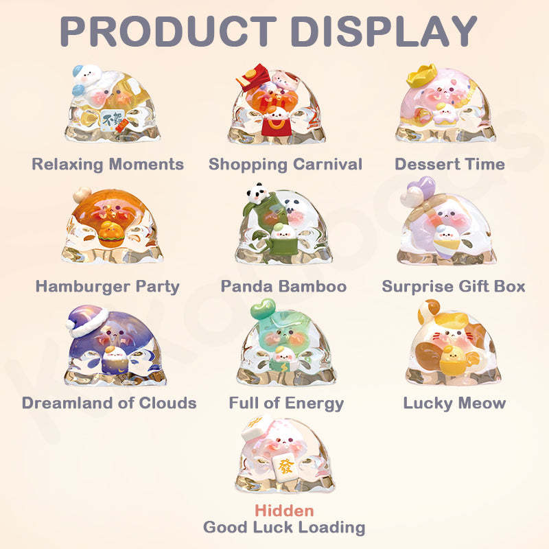 Bubble Eggs Colorful Wishes Series Blind Box【Shipped in Jun./Jul. 2025】