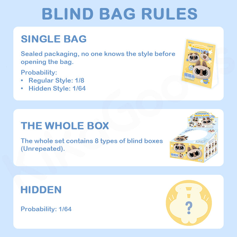 Nobeko Azukisan's Daily Life Plush Pendant Blind Bag