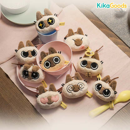 抱っこちゃん❤️猫*エキゾチック❤️ハンドメイド*ぬいぐるみ❤️抱っこにゃん❤️ Nobeko Azukisan's Daily Life Plush Pendant Blind Bag – KikaGoods