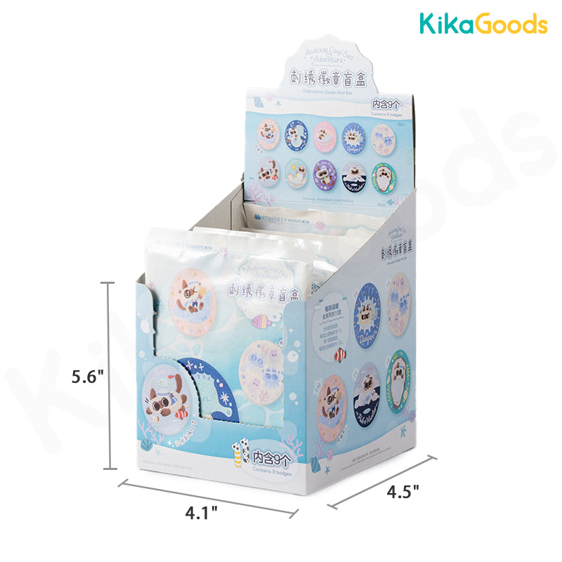 Nobeko Azukisan Oceanic Series Embroidered Badge Blind Bag