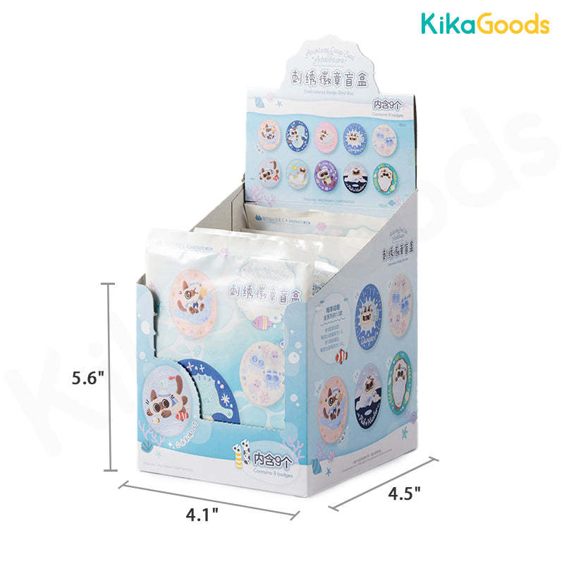 Nobeko Azukisan Oceanic Series Embroidered Badge Blind Bag