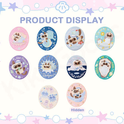 Nobeko Azukisan Oceanic Series Embroidered Badge Blind Bag