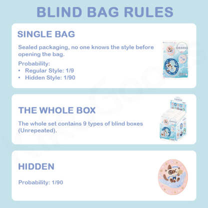 Nobeko Azukisan Oceanic Series Embroidered Badge Blind Bag