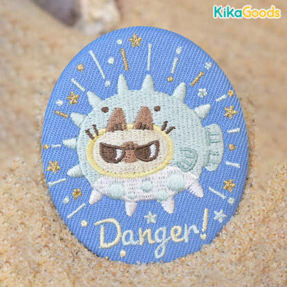 Nobeko Azukisan Oceanic Series Embroidered Badge Blind Bag