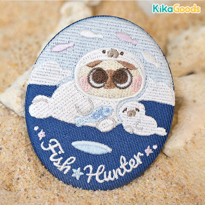 Nobeko Azukisan Oceanic Series Embroidered Badge Blind Bag