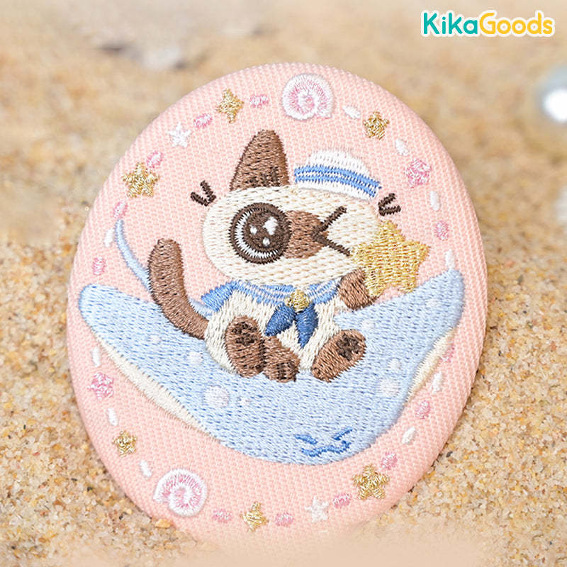 Nobeko Azukisan Oceanic Series Embroidered Badge Blind Bag